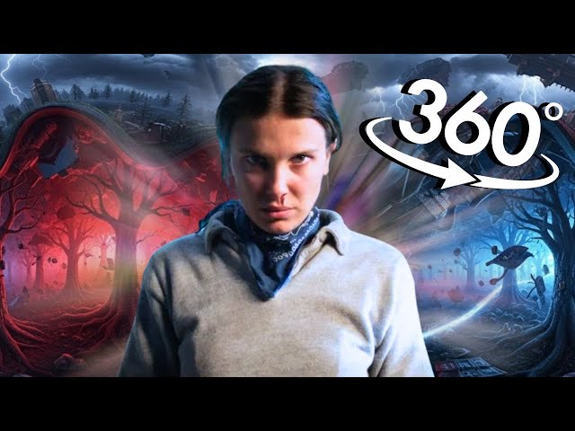 Can you Find ELEVEN in 360° VR | 4K (Stranger Things 5)