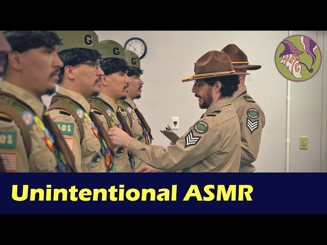 Adult Scout Troop Preps for Field Trip - Unintentional ASMR