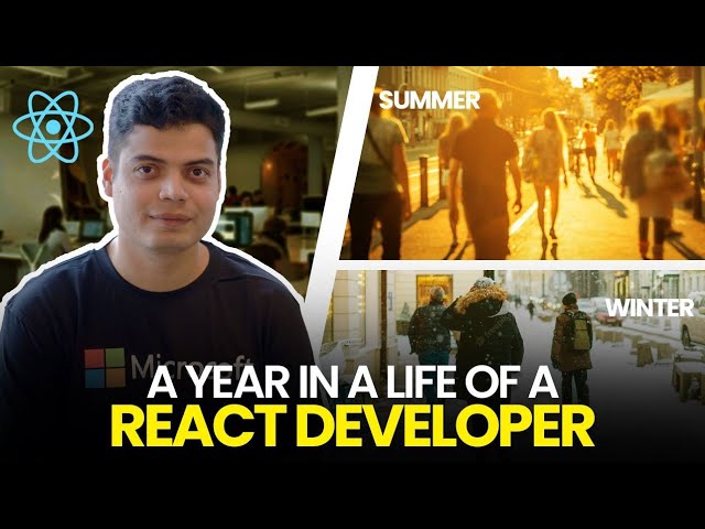 How does a REAL YEAR look in a React developer's LIFE? I Tanay Pratap Hindi