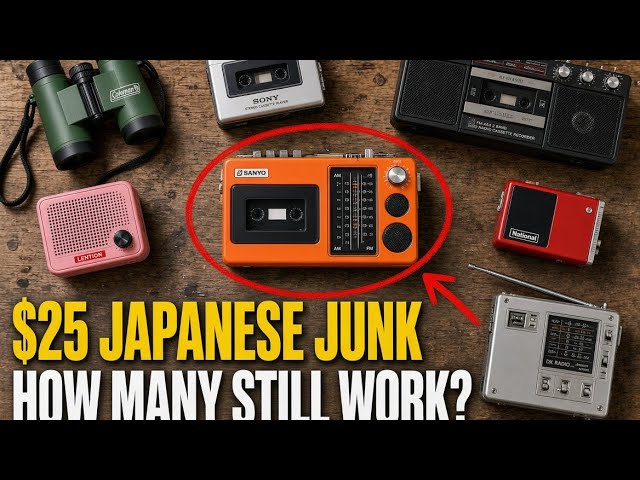 I Bought a $25 Box of Japanese Electronics… How Many Still Work?