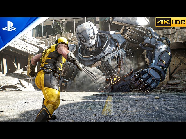 MARVEL'S WOLVERINE | Logan Vs Sentinel Prototype Full Boss Fight [4K 60FPS HDR]