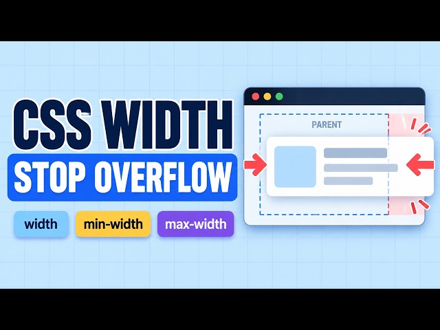 CSS Width Explained: width, min-width & max-width