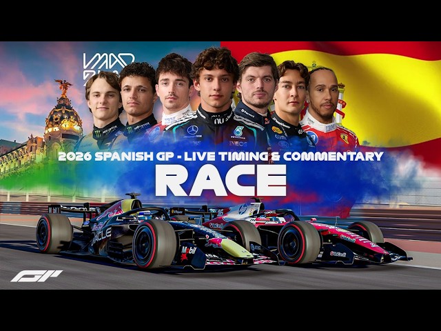 LIVE 🔴 | F1 - 2026 SPANISH GP - MADRING | Race | Timing & Commentary with SIM Footage