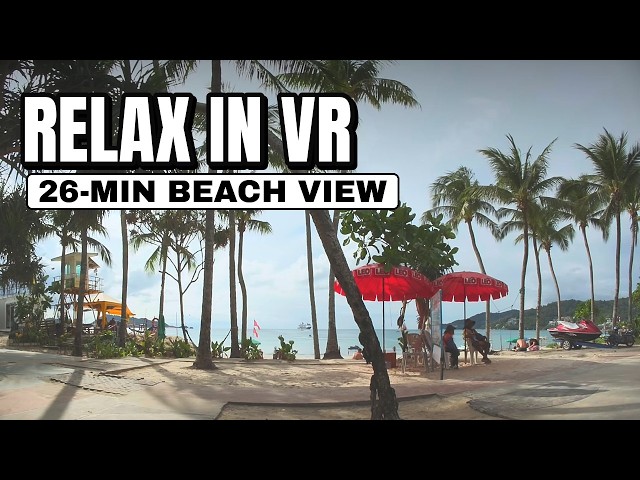 Patong Beach, Phuket | Relaxing VR180 3D Beach View 4K