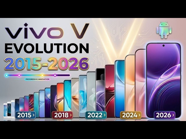 Vivo V Series Evolution (2015-2026): How Smartphones Changed!