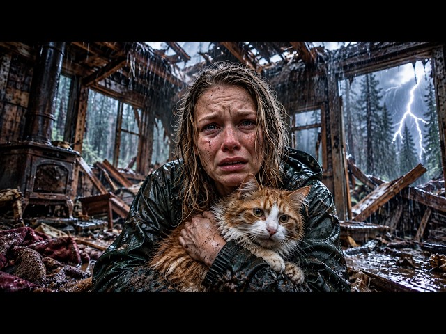 She Went Camping Alone in a Terrifying Thunderstorm… With Her Cat 🐱⛈️