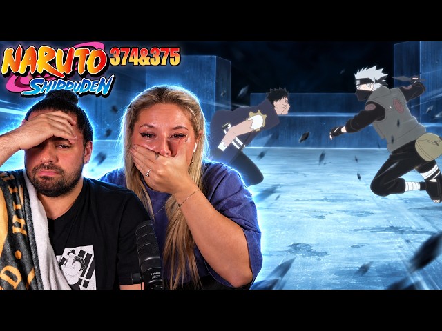 KAKASHI vs OBITO DESTROYED US... | Naruto Shippuden 374&375 Reaction! | Deniz & Masha