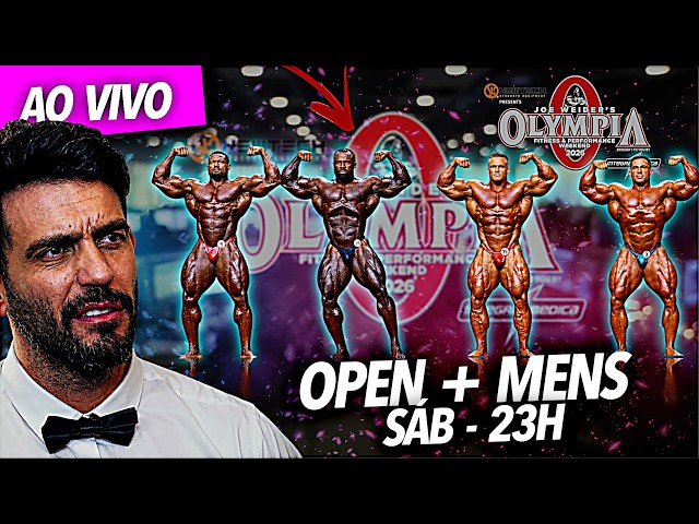 Mr. Olympia 2026 - SÁBADO - Finais Open e Mens - 4K *GRÁTIS*