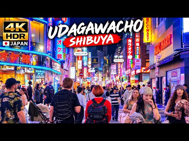 Autumn Night lifestyle in Shibuya. Tokyo, Japan. 