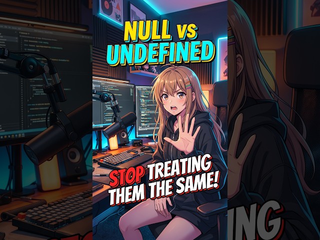 TypeScript Null vs Undefined (Explained in under 45s) #shorts
