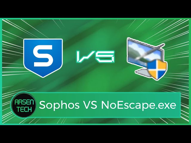 Sophos Antivirus VS The NoEscape.exe Virus | Antivirus Test