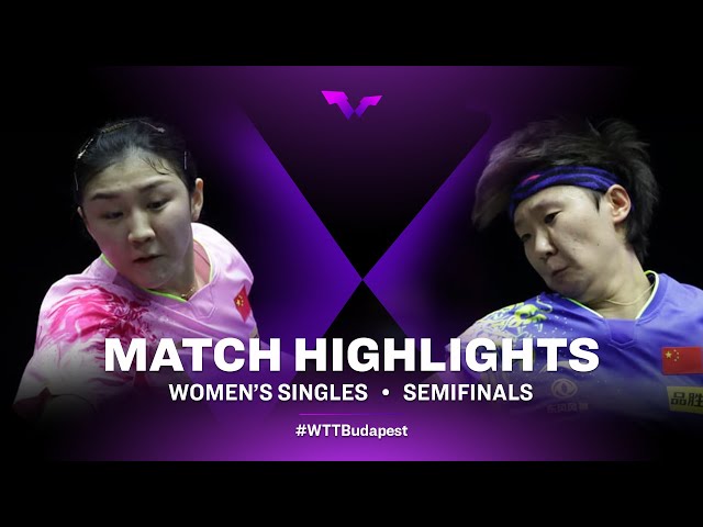 Chen Meng vs Wang Manyu | WS | WTT Champions European Summer Series 2022 (SF)