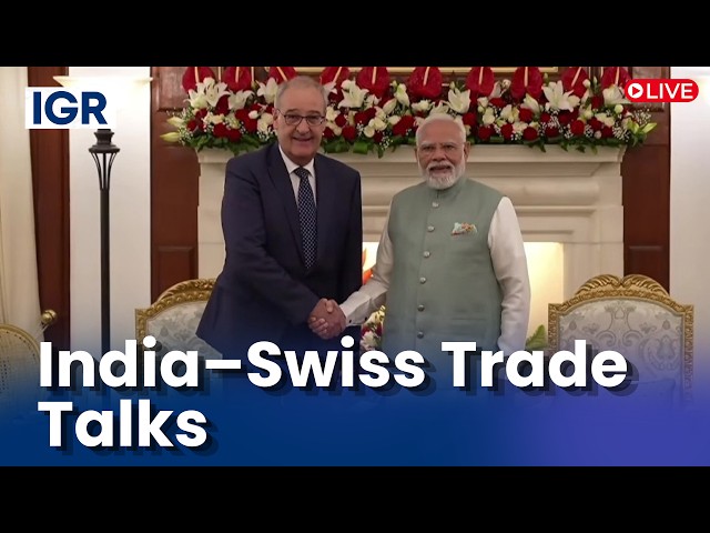 LIVE: PM Modi, Swiss President Guy Parmelin Address Joint Press Meet | India–Switzerland Talks |IGR