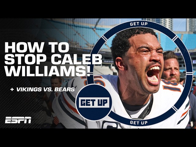 How can the Vikings’ defense CONTAIN Caleb Williams and the Bears’ offense? 🤔 | Get Up