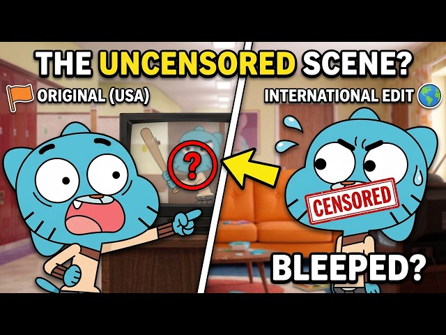 Every Scene Gumball Tried to Hide! | The Amazing World of Gumball