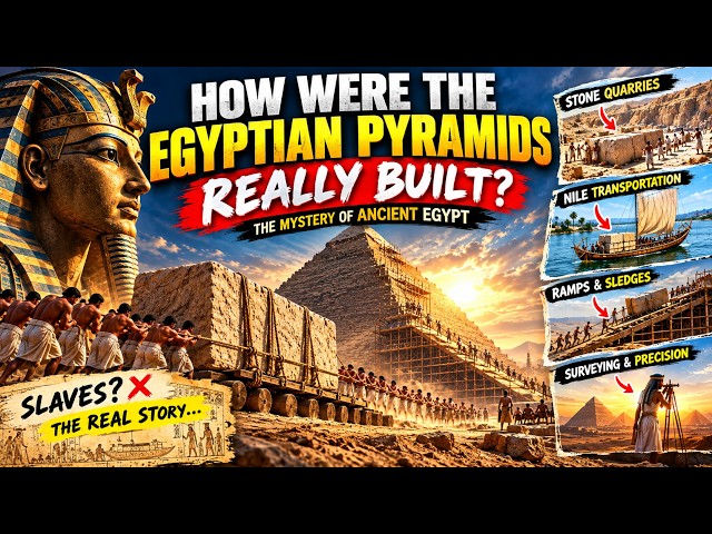 Engineering Marvels | How the Egyptian Pyramids Were Built | English Explainer 🌎