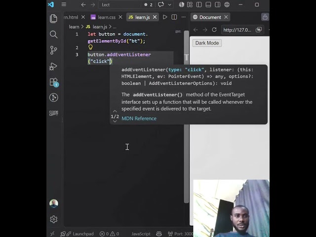 Dark Mode and Light Mode in JavaScript