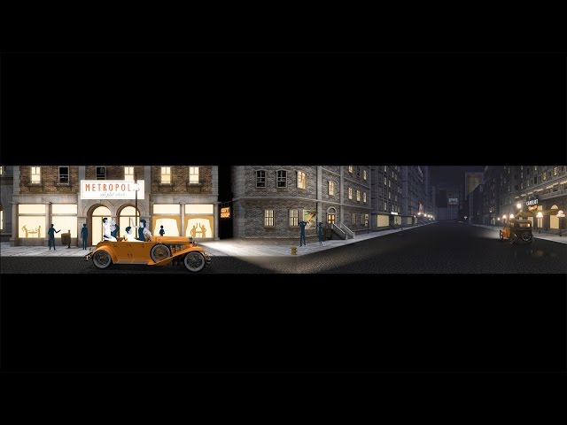 Gatsby city | Projection mapping