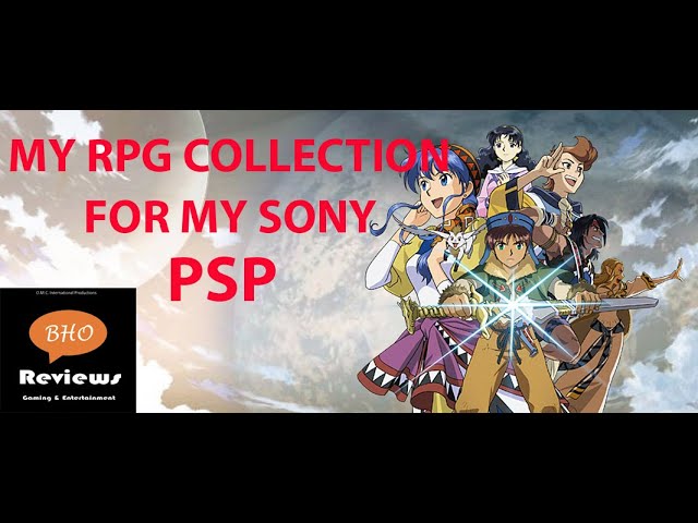 BHO'S SONY PSP COLLECTION RPG Games #retrogaming