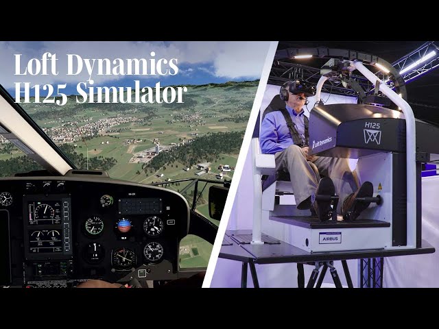Airbus H125 360-degree Full-Motion VR Helicopter Simulator from Loft Dynamics – AIN
