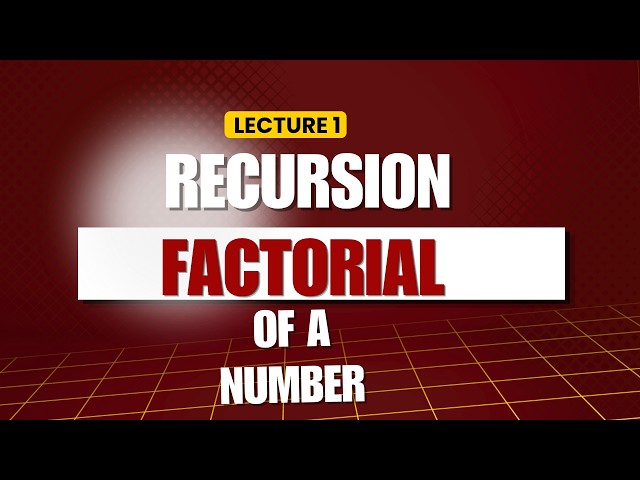 Recursion Explained with Factorial | Easy Programming Tutorial
