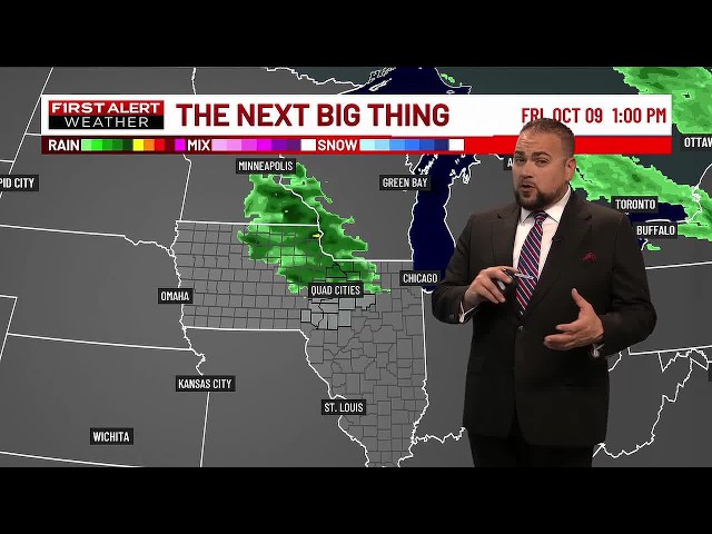 Pleasant weather continues, eyeing our next rain chance late this week