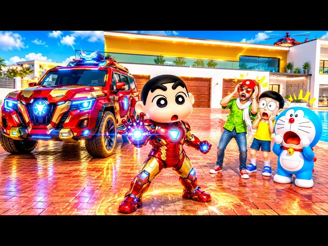 Shinchan Ne Chura Li IRON MAN Ki Power 😱🤖 Indian Theft Aura Simulator 