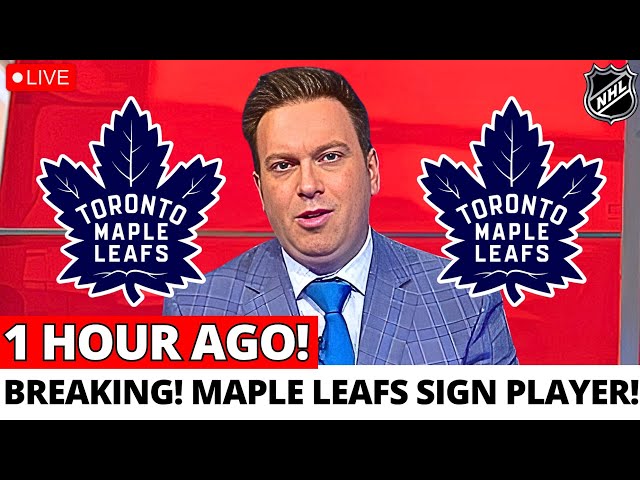 IT'S OFFICIAL! MAPLE LEAFS CONFIRM SIGNING OF DEFENSEMAN! SEE WHO HE IS! LEAFS NEWS