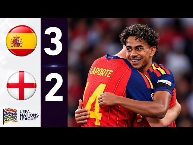 Spain vs England 3-2 Highlights | All Goals & Extended Highlights | UEFA Nations League 2026