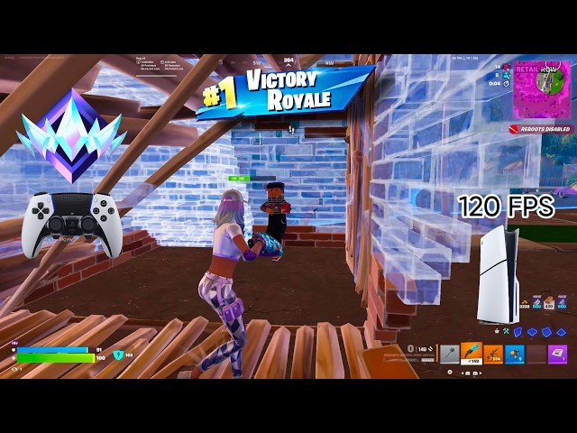 Fortnite Unreal Ranked Reload On PS5 Slim | Controller Gameplay | 120 FPS