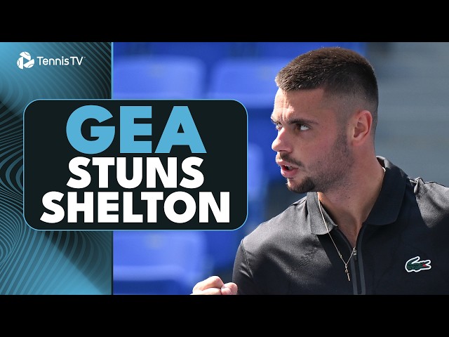 Arthur Gea's Biggest Career Win vs Ben Shelton 🤯 | Shanghai 2026 Highlights