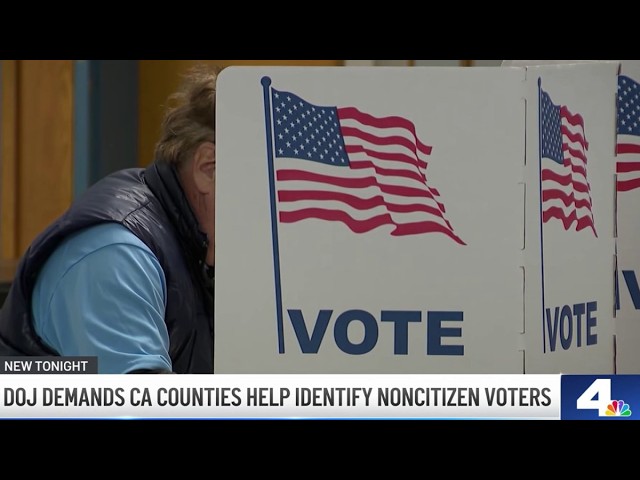 California counties face DOJ pressure over voter eligibility verification