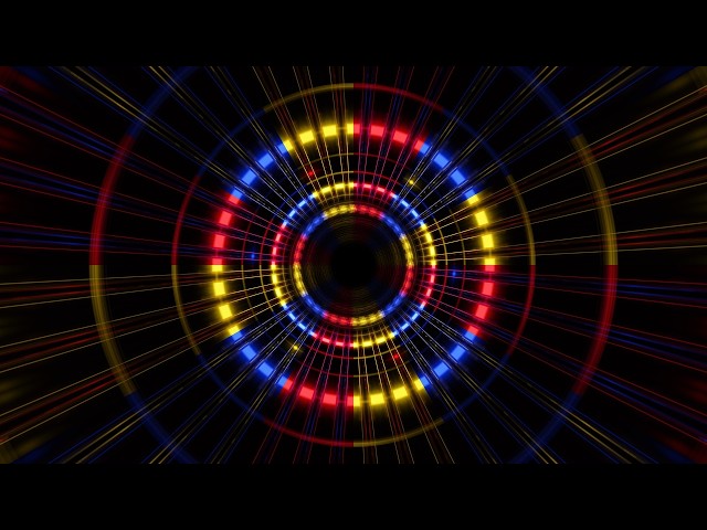 Free 4K Motion Background | Neon Tunnel Blitz (Seamless Loop)