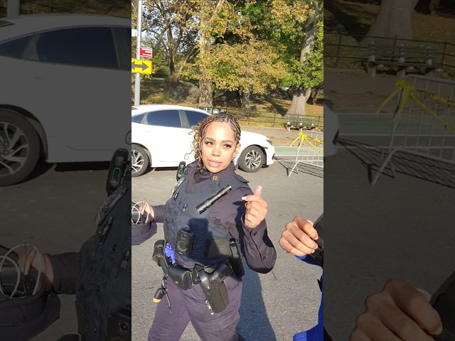 Meet my partner for the day 🔥#nyc #nypd #police #officer #lady #woman #female #copbae #pretty #work