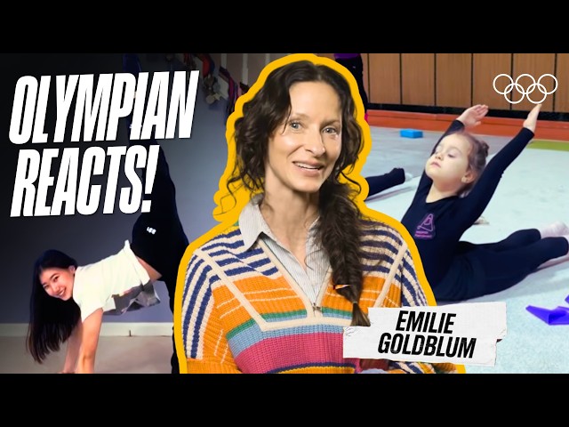 Viral Rhythmic Gymnastics Moments With Olympic Gymnast Emilie Goldblum 🤸‍♀️📺