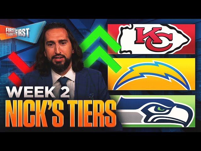 Chargers ‘a week from panic’, Seahawks ‘halfway to history’, Are the Chiefs atop Nick’s Tiers? | FTF