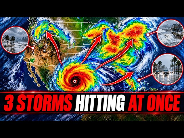 Three Storms Are Now Battering The US At Once