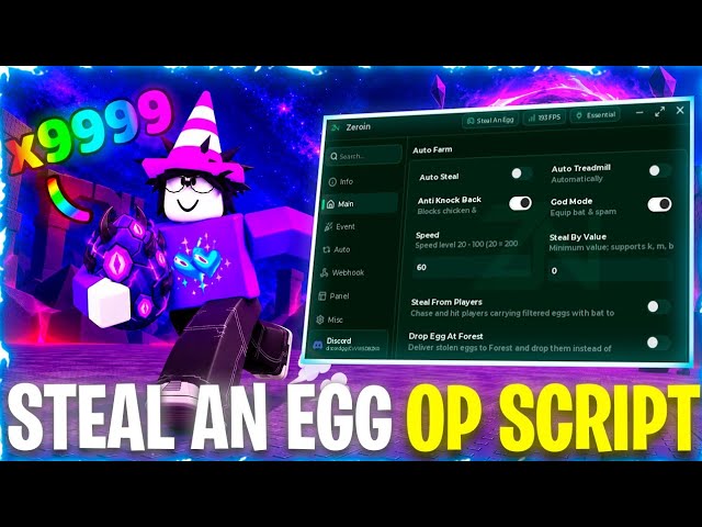 Steal An Egg Script — AUTO FARM, INSTANT STEAL, AUTO RING, TP STEAL & MORE! *NO KEY*