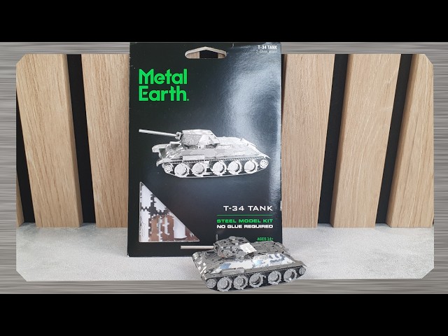 Metal Earth T-34 Tank Build | STOP MOTION SPEED BUILD