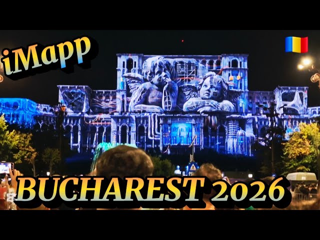 ROMANIA🇷🇴 || iMapp BUCHAREST 2026 || INSIDE THE WORLD'S BIGGEST VIDEO MAPPING FESTIVAL