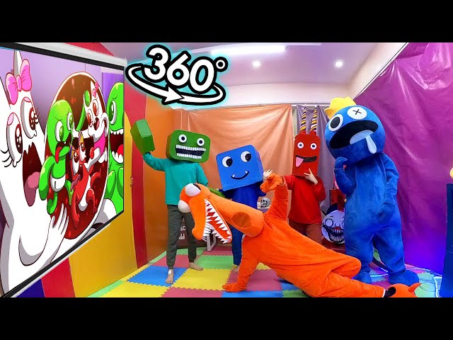 Rainbow Friend Vr 360° - CINEMA HALL | Alphabet Reverse Plush toy (All Letter..) BUT THEY CRYING 4