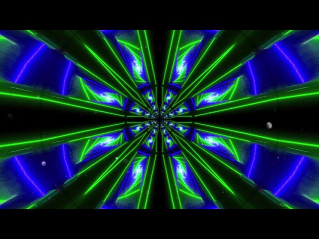 VJ loop 2024 fast stroboscope flashing Neon Tunnel