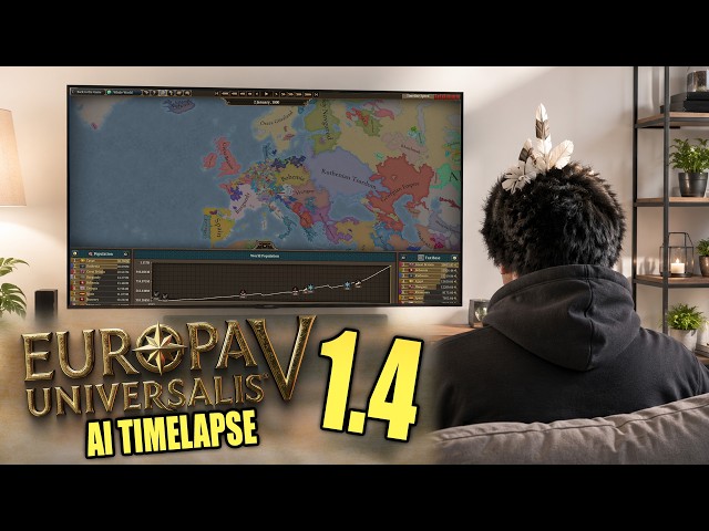 First look at the new EU5 Patch AI Only Timelapse. The new feature in action