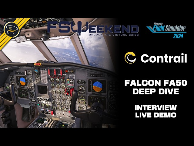 Contrail Falcon FA50 Deep Dive - Live Demo, Full Tour & Dev Interview | MSFS 2024