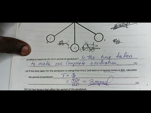 SIMPLE PENDULUM PHYSICS LESSONS WELL EXPLAINED 