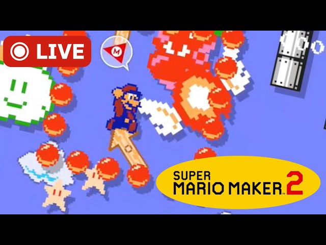 【SMM2】なんか鬼畜コースばっかくるコース募集LIVE！