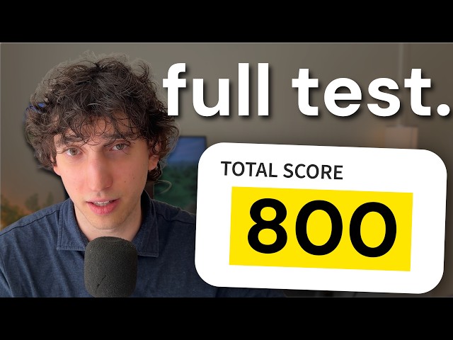 SAT Math Full Walkthrough (I got an 800)