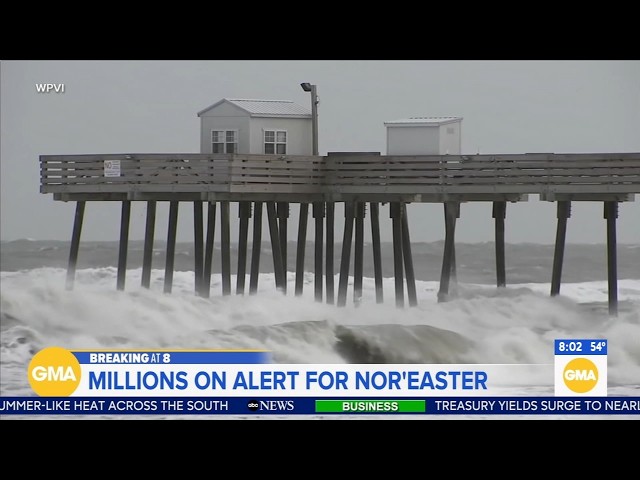 Weekend nor'easter to bring rain and wind to the Northeast
