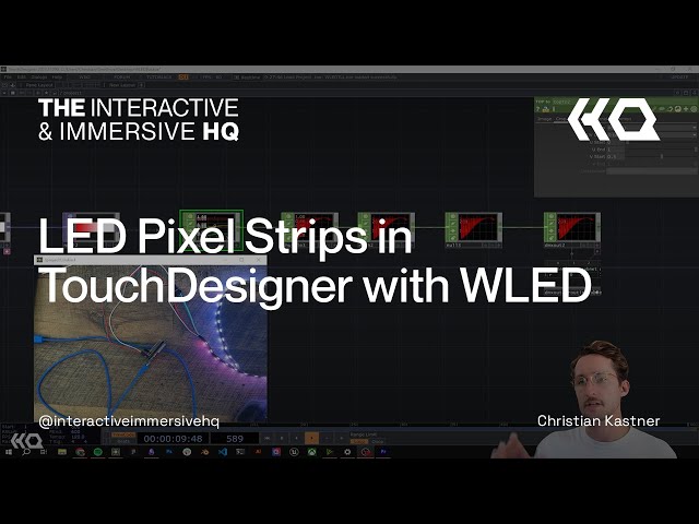 LED Pixel Strips in TouchDesigner with WLED - TouchDesigner Tutorial 172