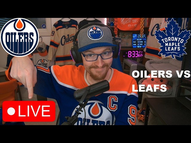 Edmonton Oilers vs Toronto Maple Leafs LIVE | FAN REACTION & COMMENTARY